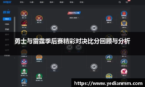 勇士与雷霆季后赛精彩对决比分回顾与分析